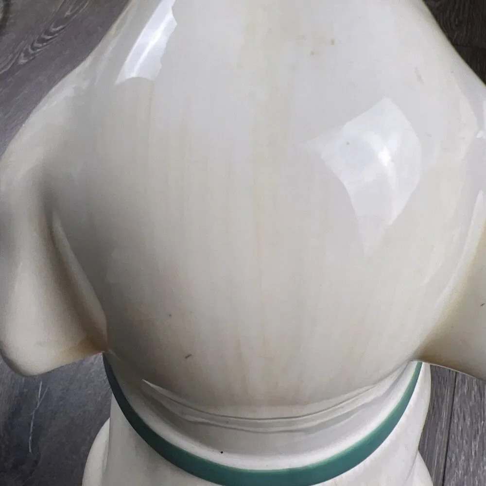 Pioneer Woman Dog Cookie Jar Labrador Retriever Lucy White Lab 11.5